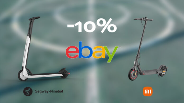 ebay coupon mobilità sport 2021 offerte monopattini xiaomi segway