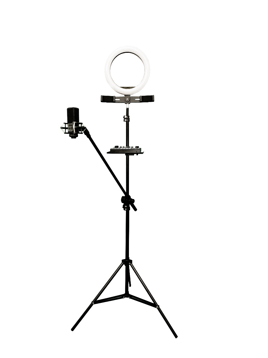 vidlok live stream kits dsp microfono ring light streamer 3