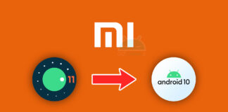 xiaomi downgrade android 11 android 10