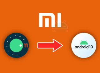 xiaomi downgrade android 11 android 10