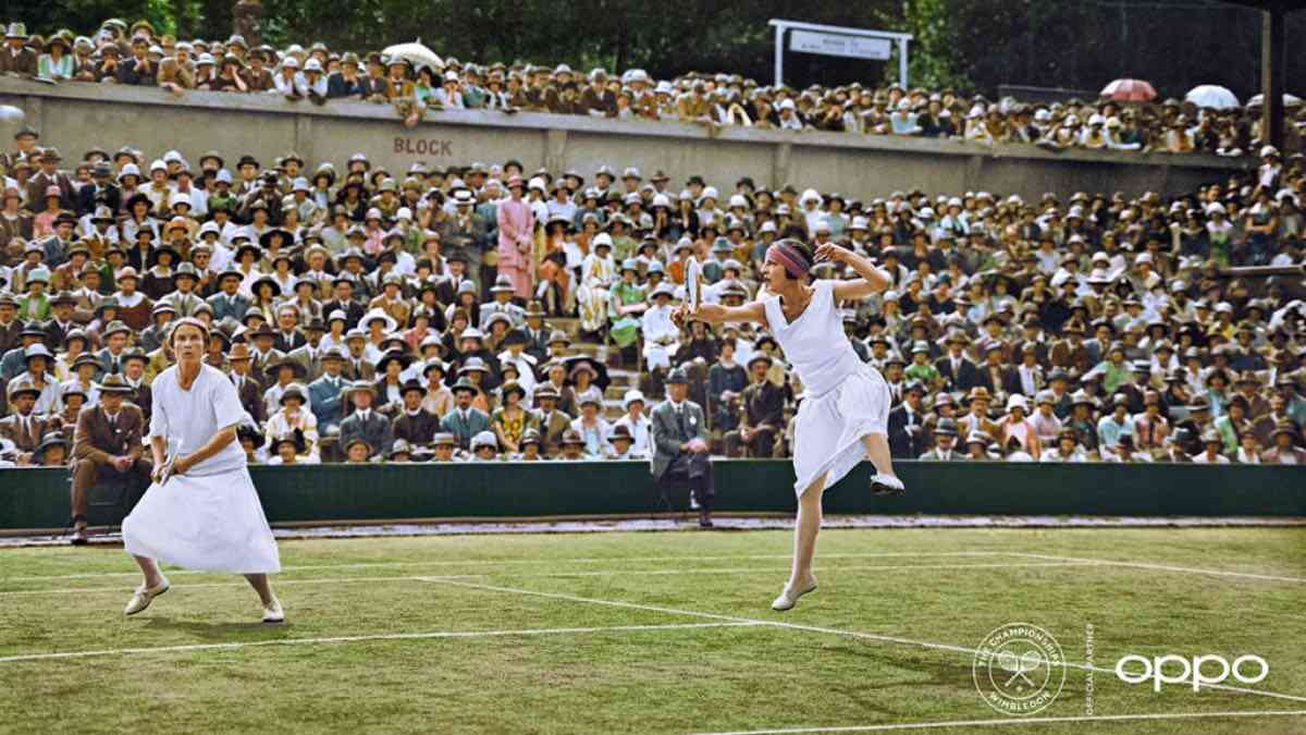 oppo courting the colour foto wimbledon 2