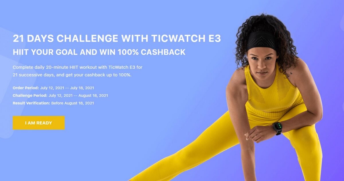 ticwatch e3 promo sfida regalo mobvoi