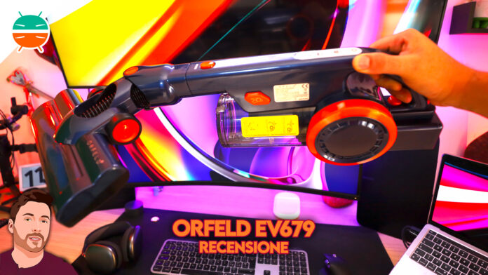 Recensione-Orfeld-EV679-aspirapolvere-ciclonico-wireless-senza-fili-dyson-migliore-roborock-vs-dreame-prezzo-potenza-batteria-italia-sconto-copertina