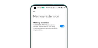 xiaomi memory extension