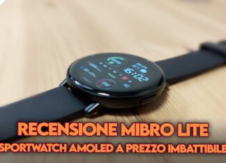 recensione mibro lite smartwatch sport copertina