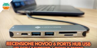 recensione novoo 6 ports hub usb copertina