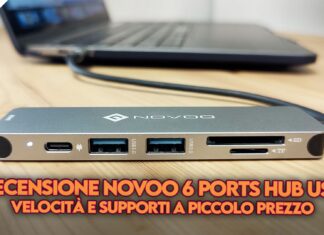 recensione novoo 6 ports hub usb copertina