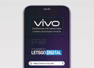 vivo smartphone fotocamera removibile