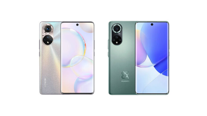 honor 50 huawei nova 9