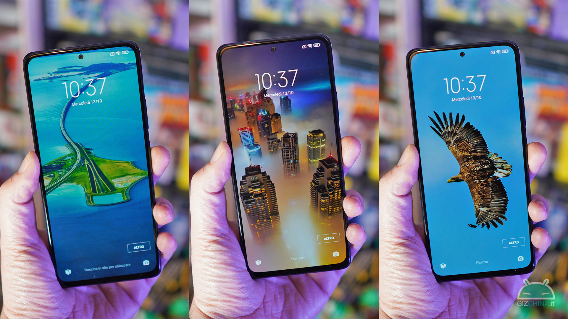 Xiaomi Glance: how to activate the Carousel Wallpapers 
