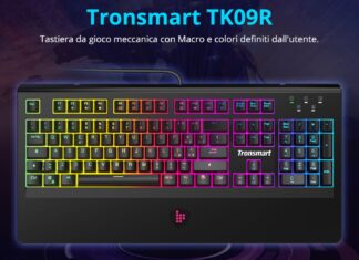 codice sconto tronsmart tk09r offerta coupon tastiera meccanica layout italiano