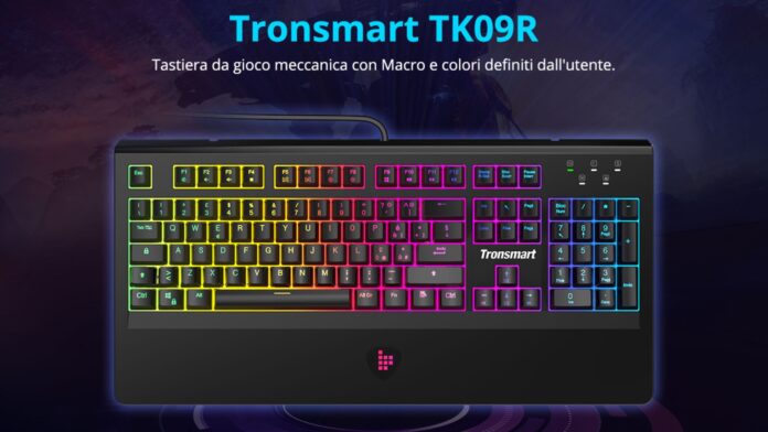 codice sconto tronsmart tk09r offerta coupon tastiera meccanica layout italiano