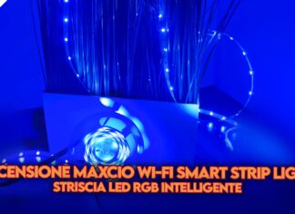 recensione maxcio wi-fi smart strip light striscia led rgb copertina