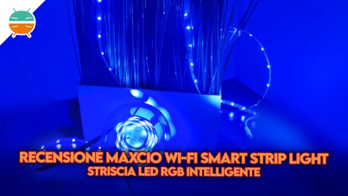 recensione maxcio wi-fi smart strip light striscia led rgb copertina