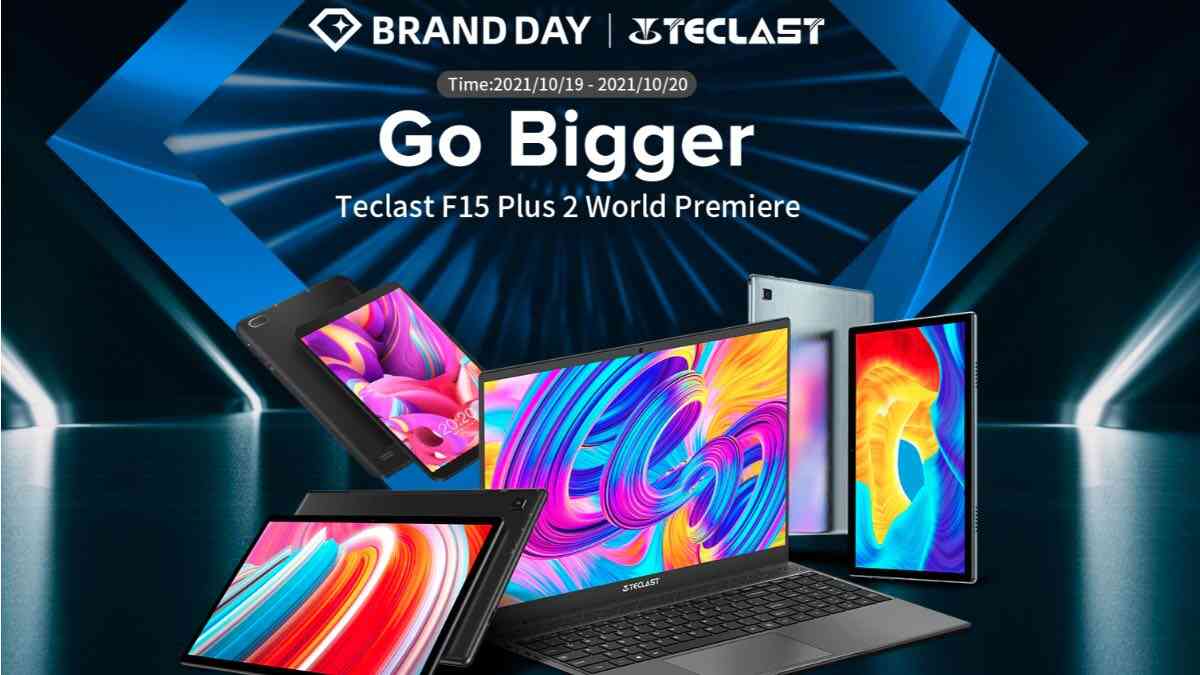 teclast brand day aliexpress offerte tablet notebook f15 plus 2 ottobre 2021 2