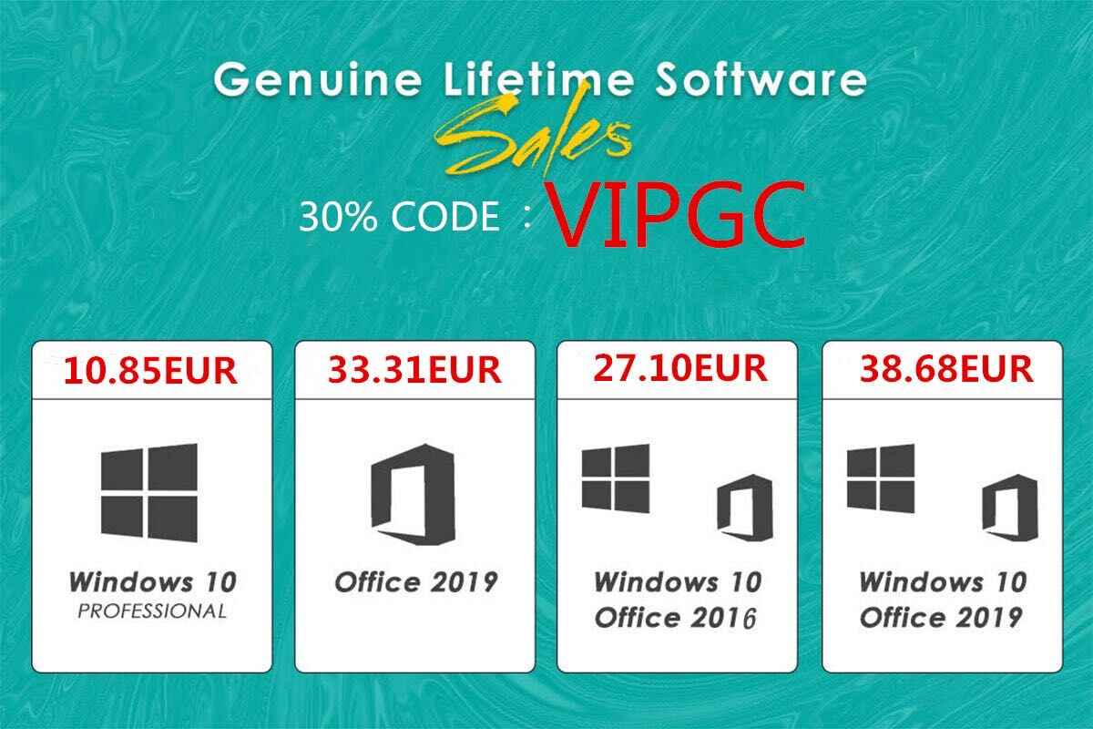 windows 10 office 2019 offerta licenza vipkeysale codice 2