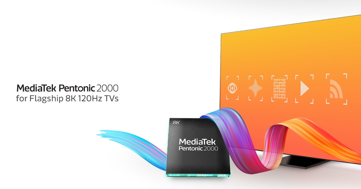 mediatek pentonic 2000 chipset smart tv 8k caratteristiche