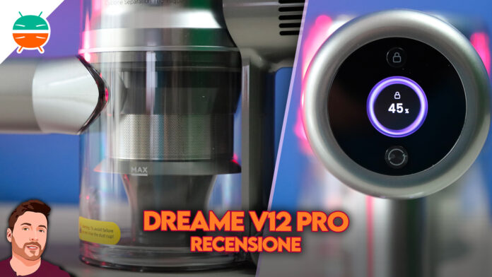 Recensione-Dreame-V12-pro-aspirapolvere-senza-fili-ciclonico-cinese-dyson-v11-economico-potente-prestazioni-aspirazione-italia-copertina