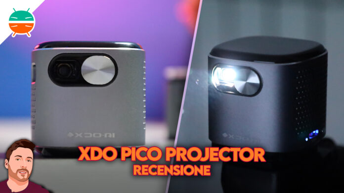 Recensione-Xdo-Pico-Projector-proiettore-android-portatile-luminosita-qualita-video-audio-caratteristiche-immagine-prezzo-batteria-coupon-sconto-offerta-italia-copertina