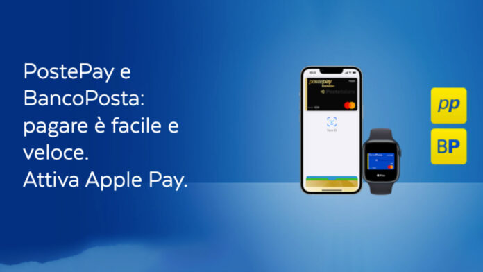 apple pay supporto postepay bancoposta wallet iphone ipad watch macbook