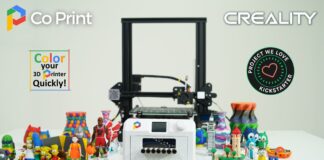 co print creality modulo multi-filamento stampanti 3d crowdfunding kickstarter