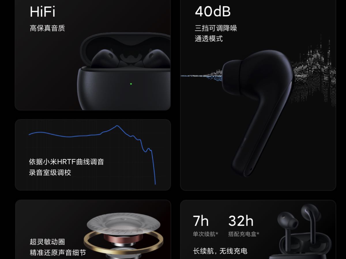 xiaomi buds 3 true wireless earphones cuffie tws anc caratteristiche prezzo 28/12-2
