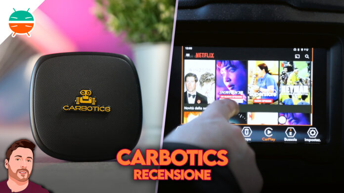 Recensione-Carbotics-Android-Auto-PlayStore-Netflix-SkyGo-app-tutti-giochi-caratteristiche-prestazioni-video-film-musica-prezzo-sconto-indiegogo-italia-copertina