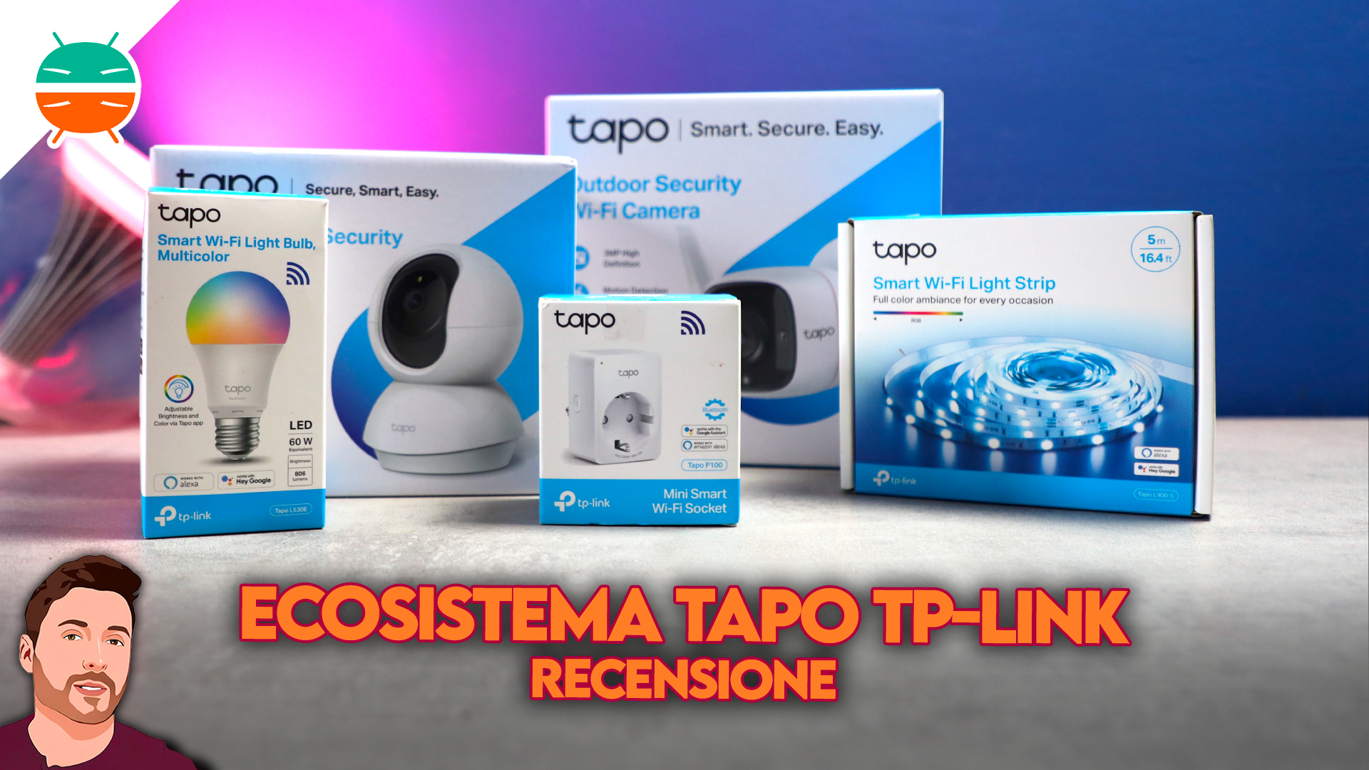 Tp-link Tapo Ampoule Connectée Wifi, Multicouleur, E27 Compatible