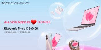 honor all you need is offerte sconti san valentino 2022