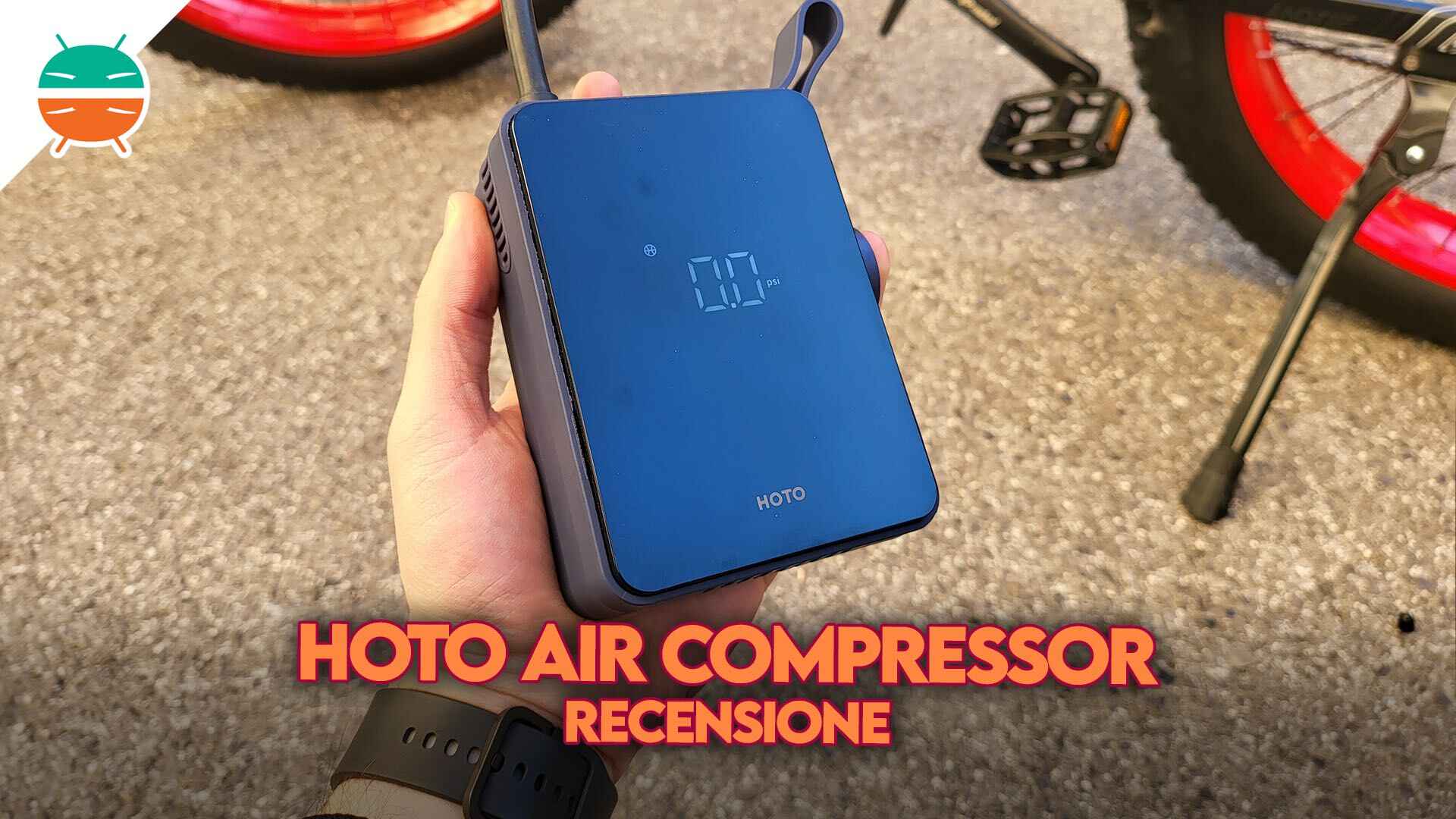 Recensione Xiaomi HOTO Portable Air Compressor 