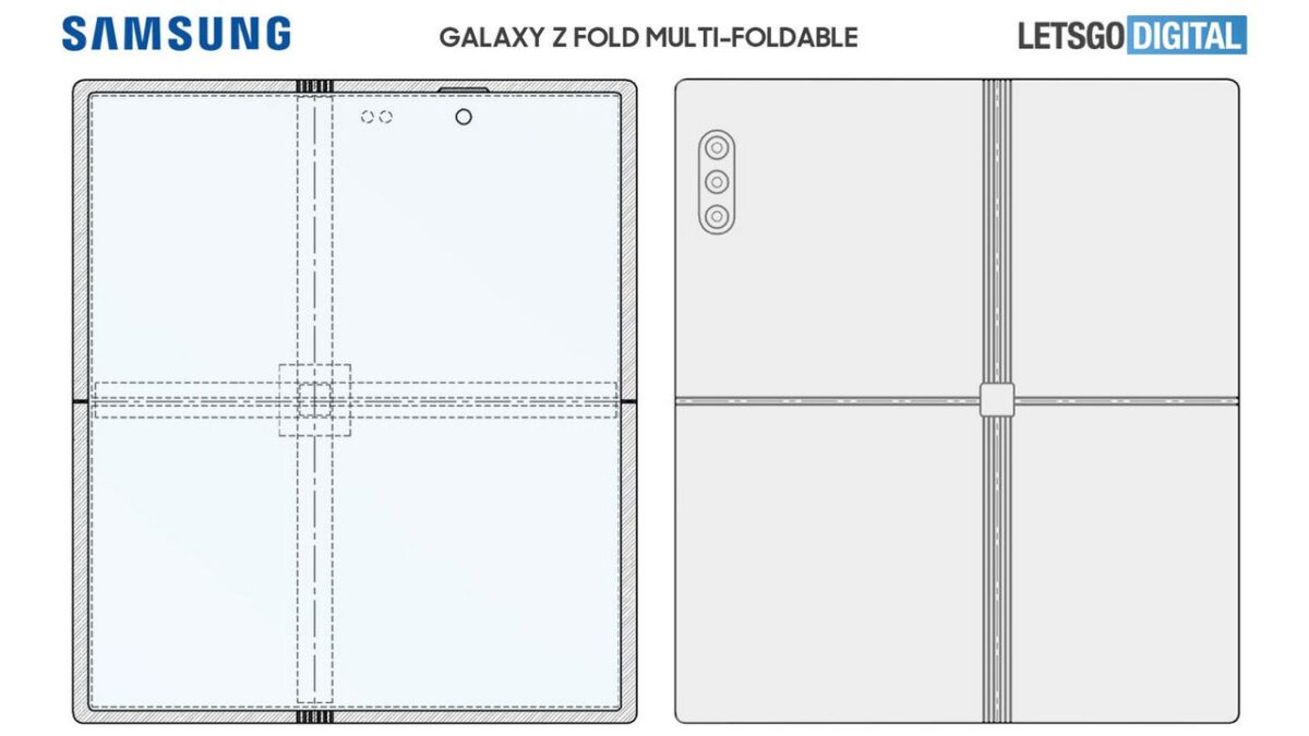 samsung multi foldable brevetto smartphone quattro cerniere