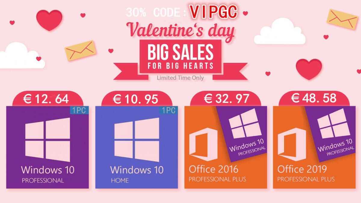 windows 10 office licenze san valentino 2022 3