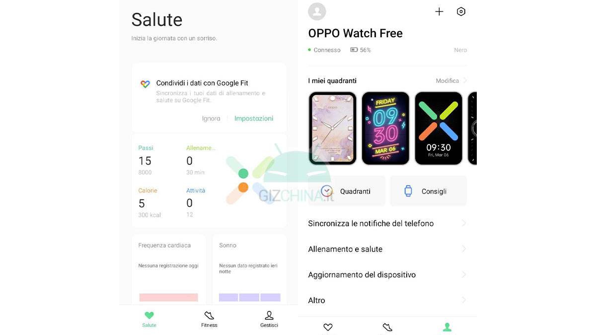 recensione oppo watch free 04