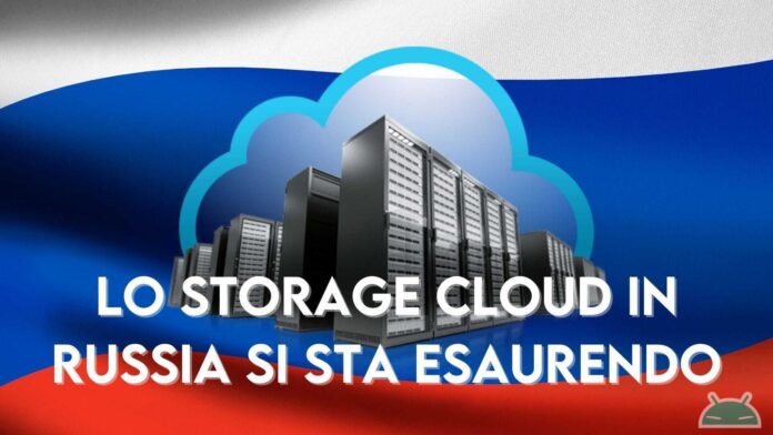 russia esaurimento spazio archiviazione cloud cosa comporta