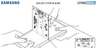 samsung galaxy z flip and slide smartphone foldable espandibile leak