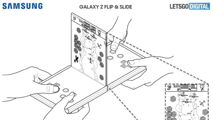 samsung galaxy z flip and slide smartphone foldable espandibile leak