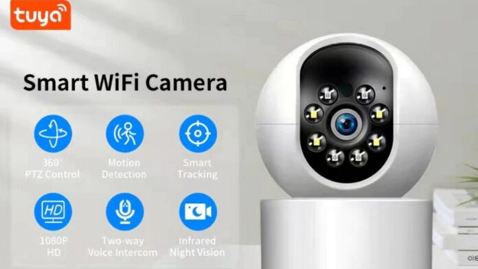 telecamera pgst tuya smart wifi ip codice sconto sicurezza baby monitor offerta