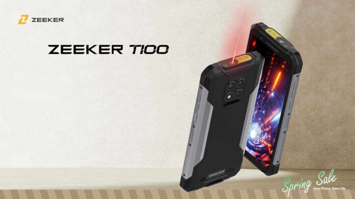 zeeker t100 rugged phone telemetro laser offerta smartphone saldi primavera