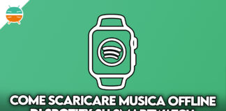 come scaricare musica podcast spotify apple watch wear os