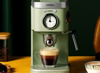 macchina da caffè konka 3 in 1 montalatte vapore codice sconto