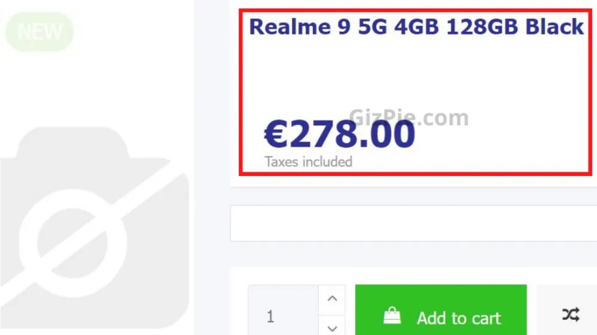 realme 9 5g prezzo europa leak 2