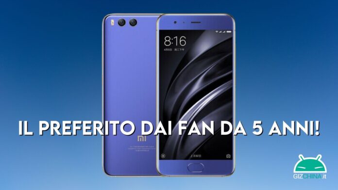 xiaomi mi 6 smartphone preferito fan brand sondaggio