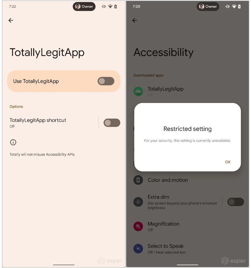 Android 13 novità API accessibilità
