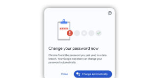 google assistant password violate