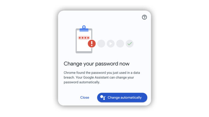 google assistant password violate