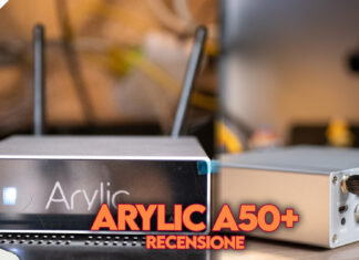 arylic a50 + alimentatore smart wifi hifi
