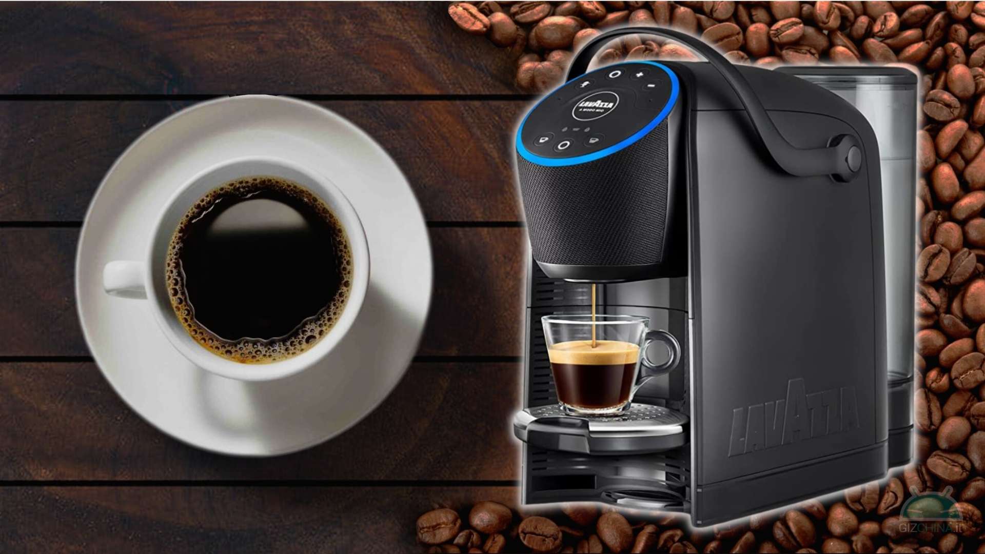 The Lavazza coffee machine with Alexa is close to 40% discount