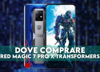 Red Magic 7 Pro X Transformers Edition dove comprare