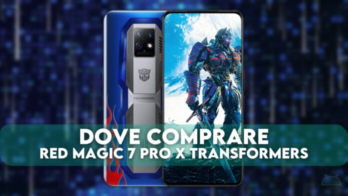 Red Magic 7 Pro X Transformers Edition dove comprare