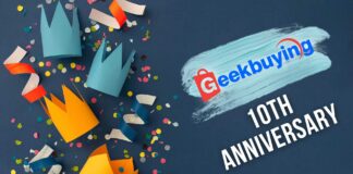 geekbuying 10th birthday 2022 offerte coupon sconti 1